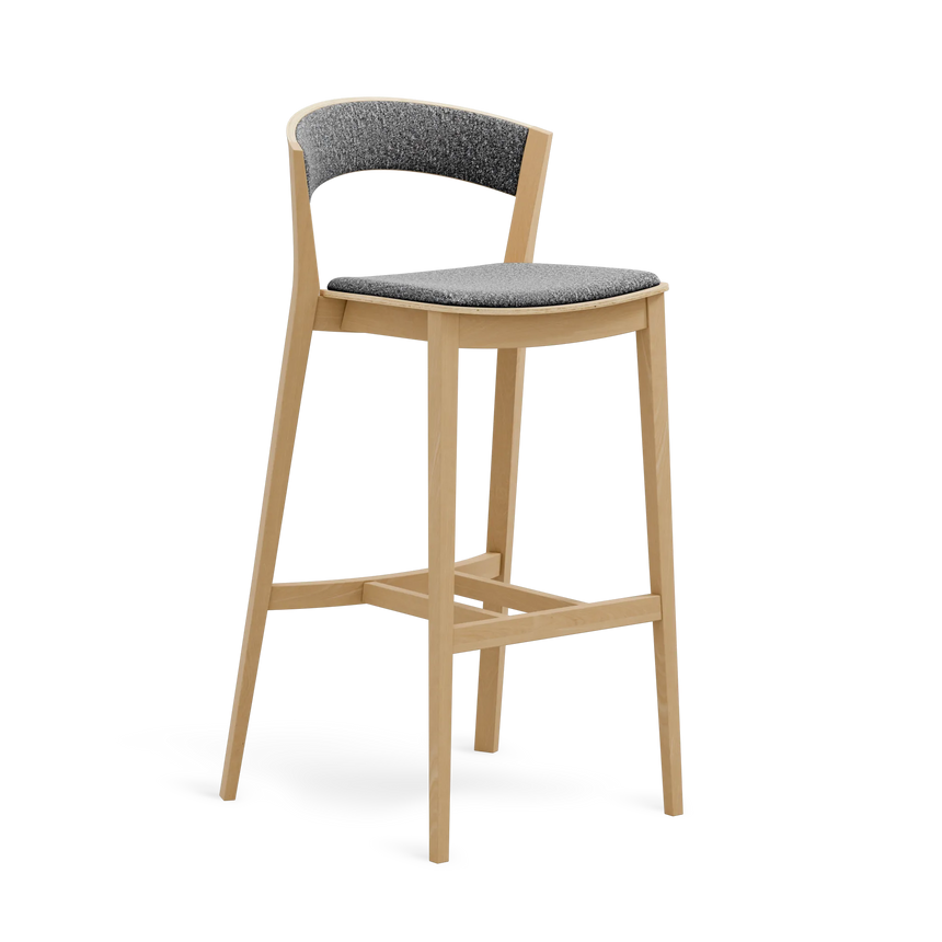 Scaun de bar Paged Archer H-4801 tapițat complet