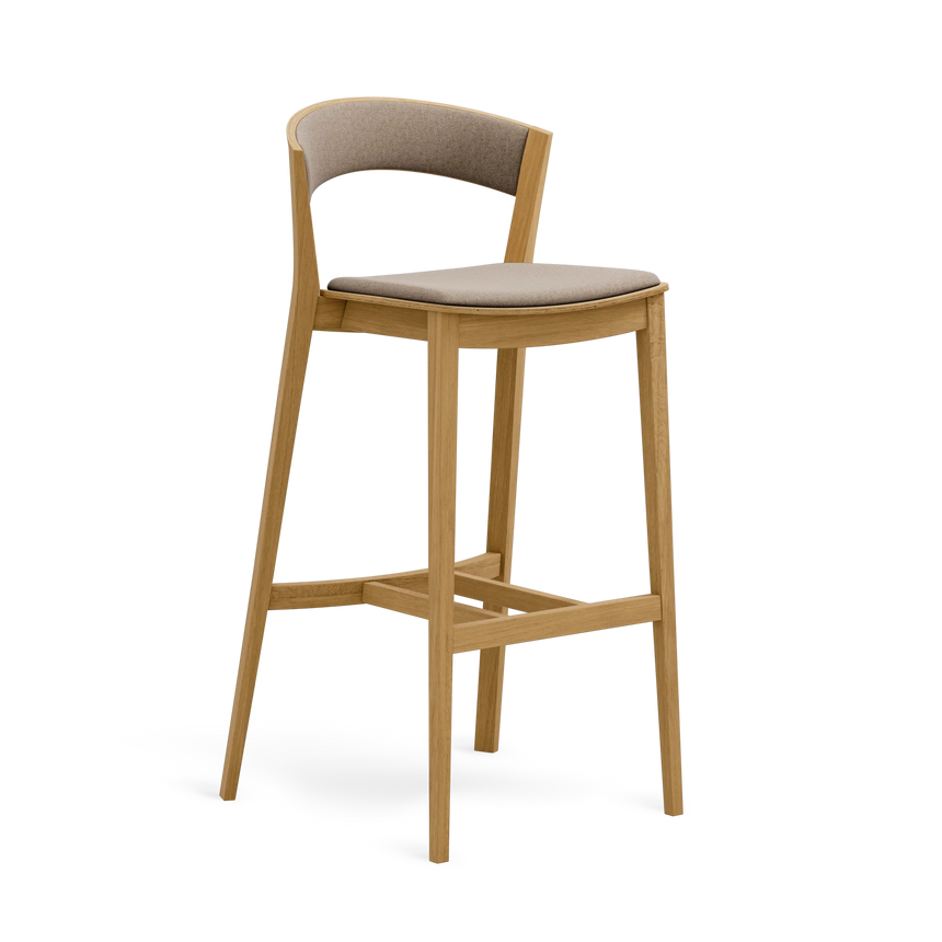 Scaun de bar Paged Archer H-4801 tapițat complet