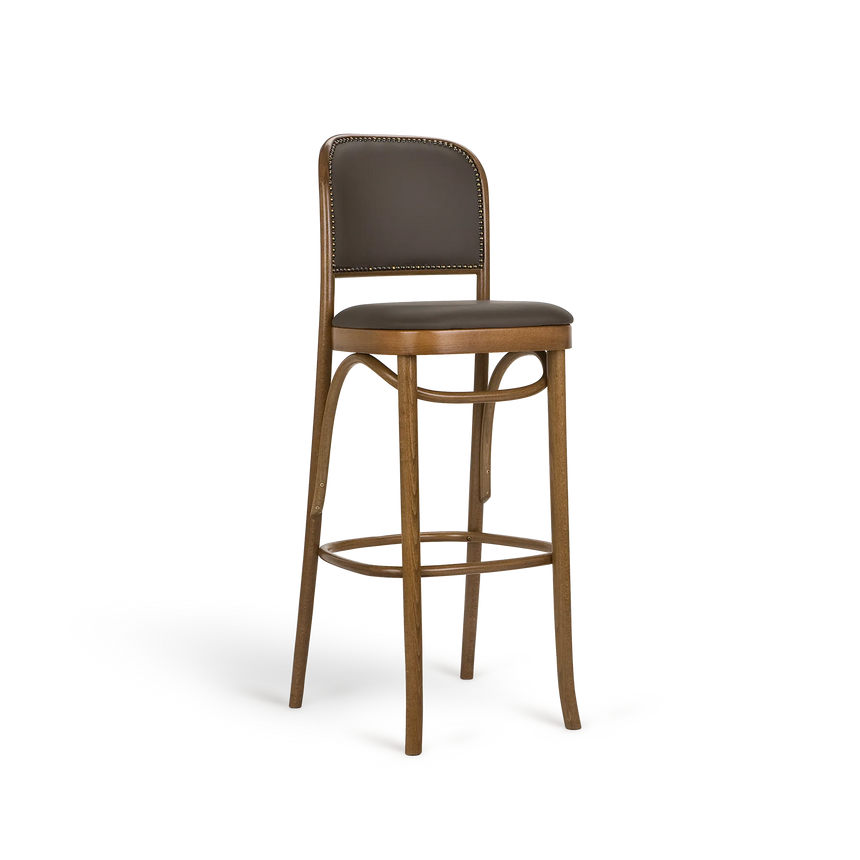 Scaun de bar Paged Classic H-8110 tapițat complet, 79 cm