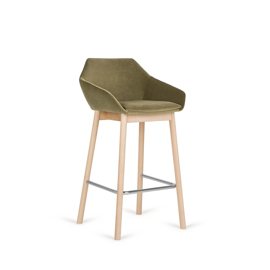 Scaun de bar Paged Tuk H-5051 tapițat 76 cm