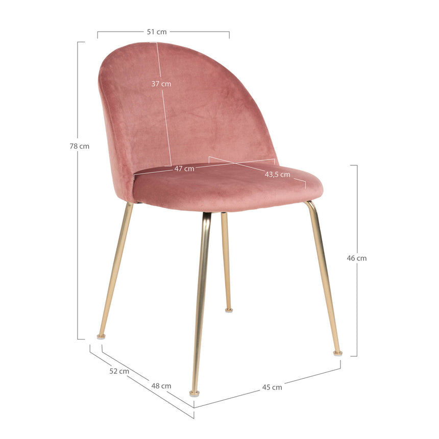 Scaun de dining Geneve – Roz