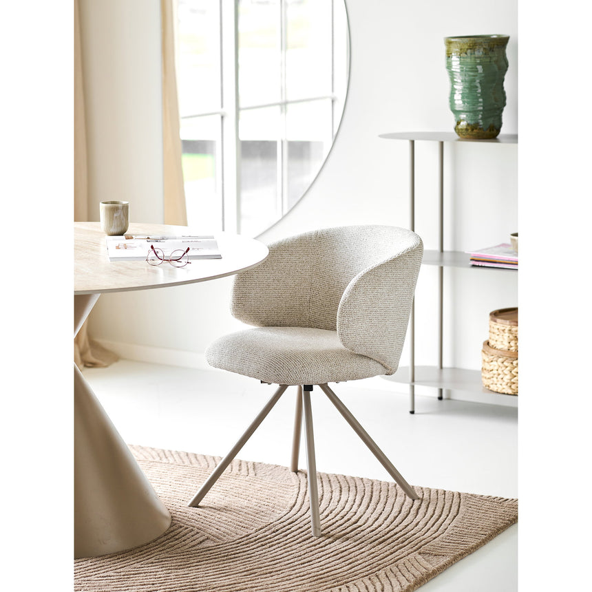 Scaun de dining rotativ Fulham – Nisipiu