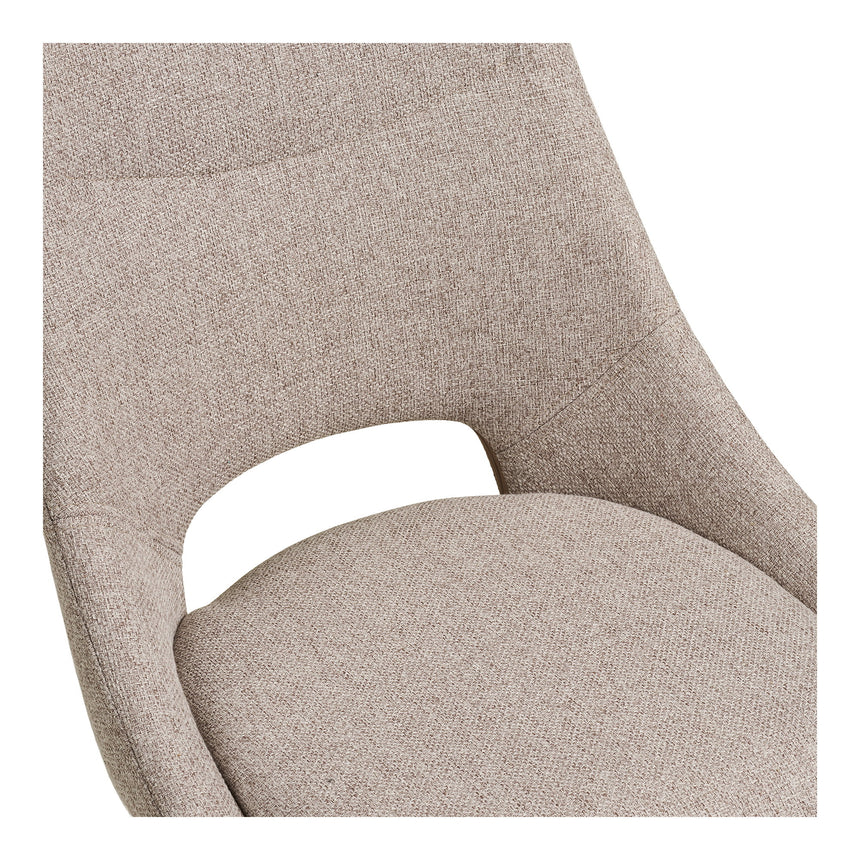 Scaun de dining rotativ Dokka – Nisipiu