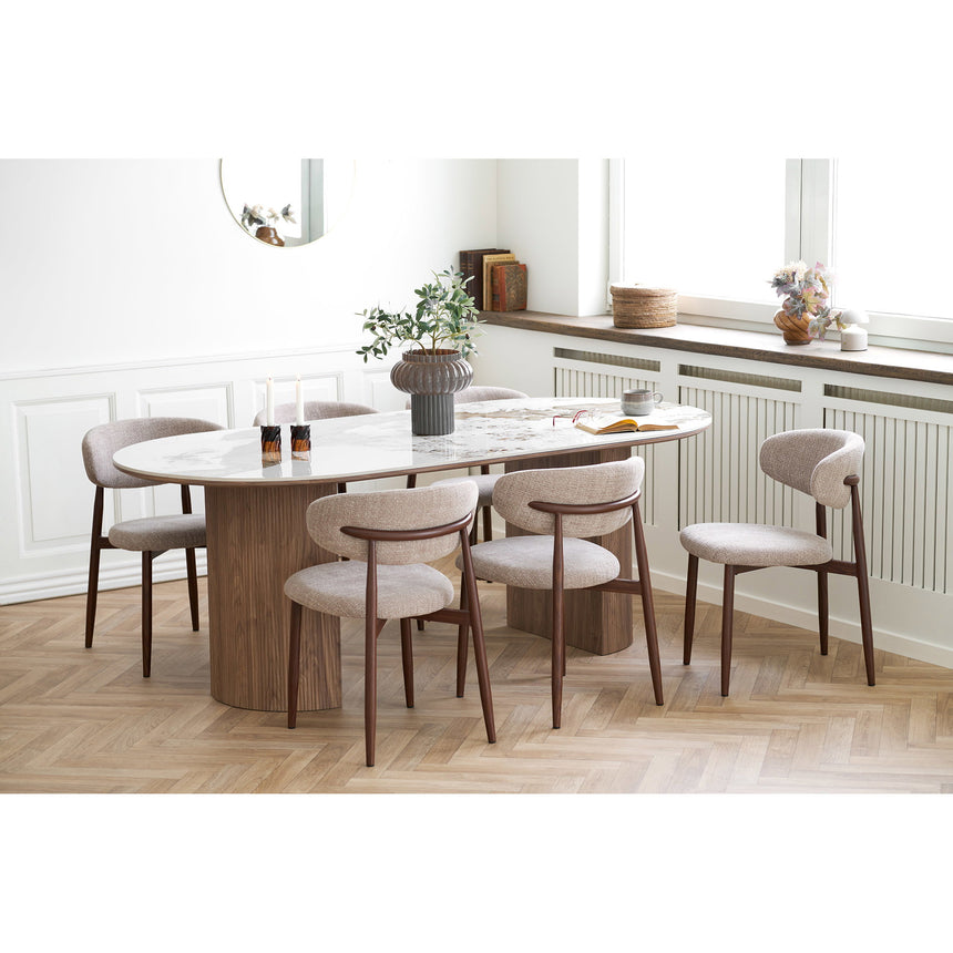 Scaun de dining Levanto – Nisipiu / Nuc