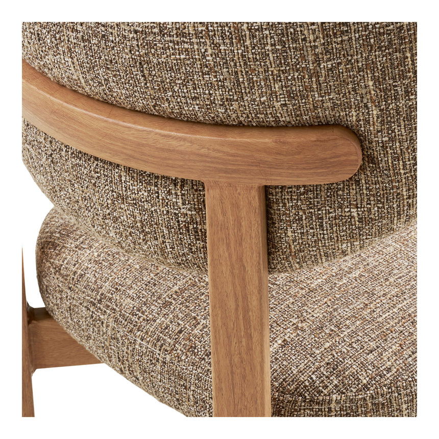 Scaun de dining Recco – Nisipiu / Natur