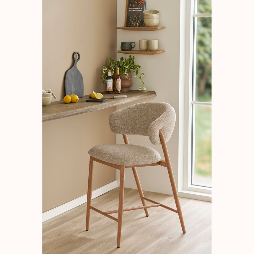 Scaun de bar Cavi – Nisipiu / Natur