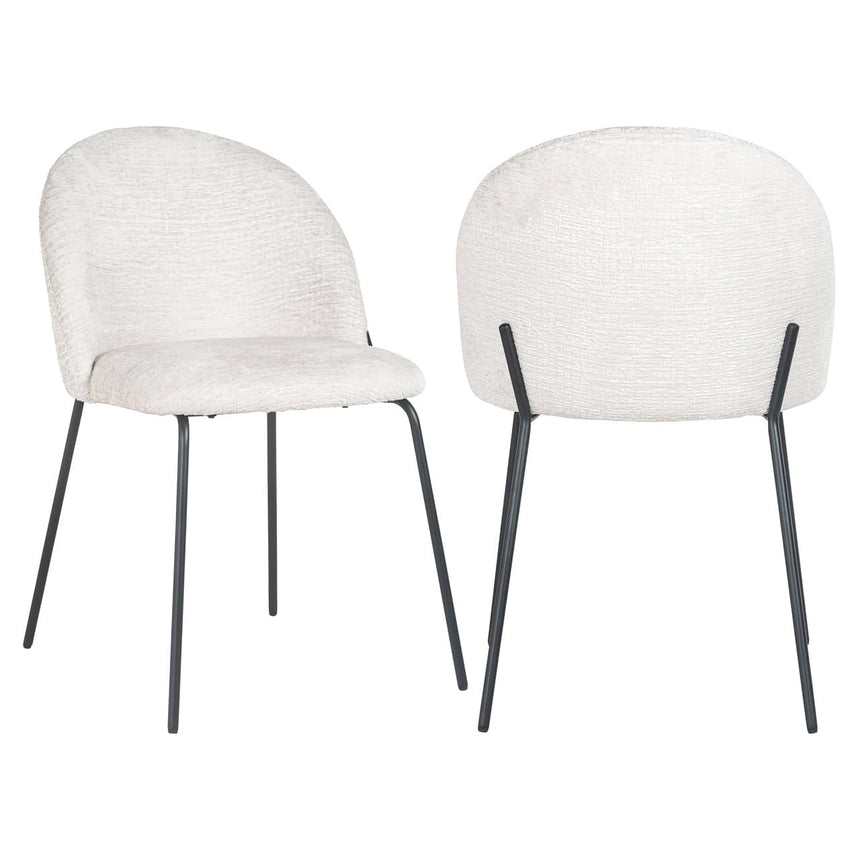 Scaun dining Richmond Alyssa crem fusion (set 2 buc.)