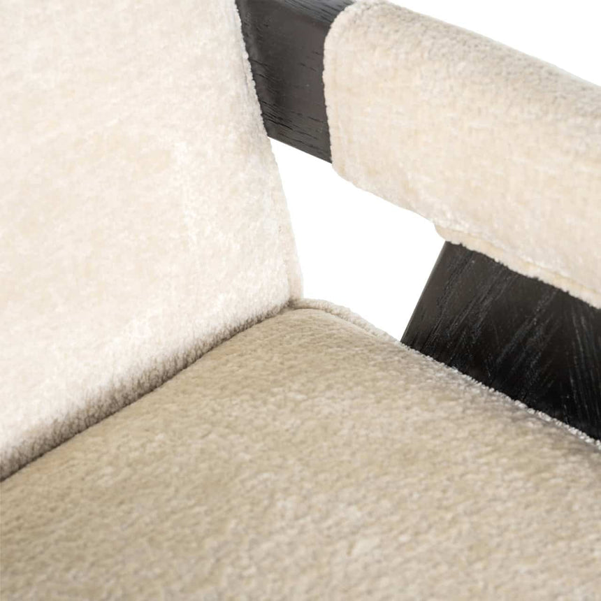 Scaun dining Richmond Cooper alb chenille