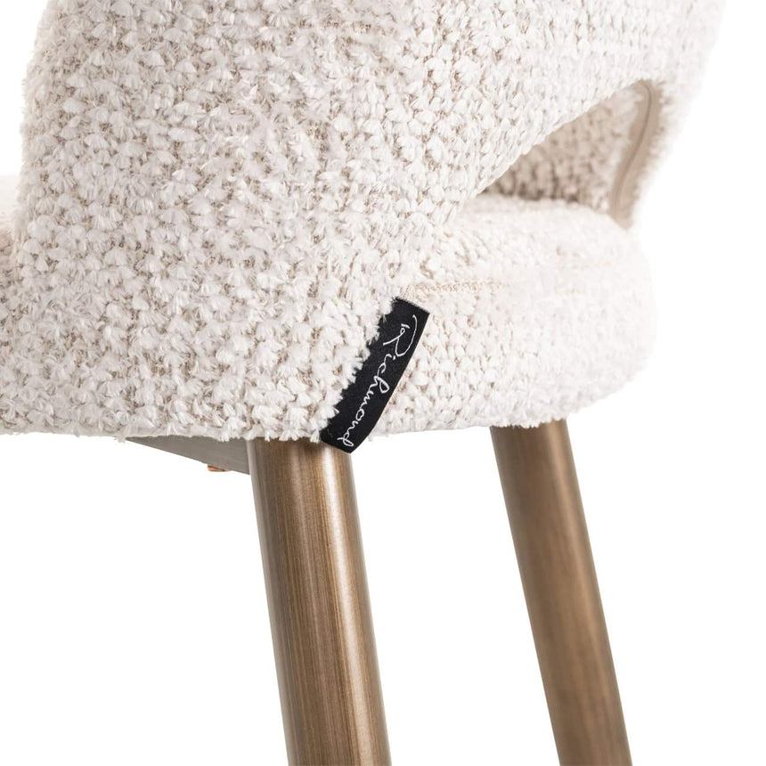 Scaun de bar Richmond Delphine crem