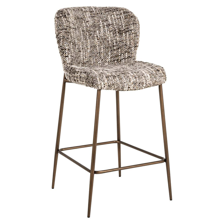 Scaun de bar Richmond Odarby maro omara, înălțime tejghea