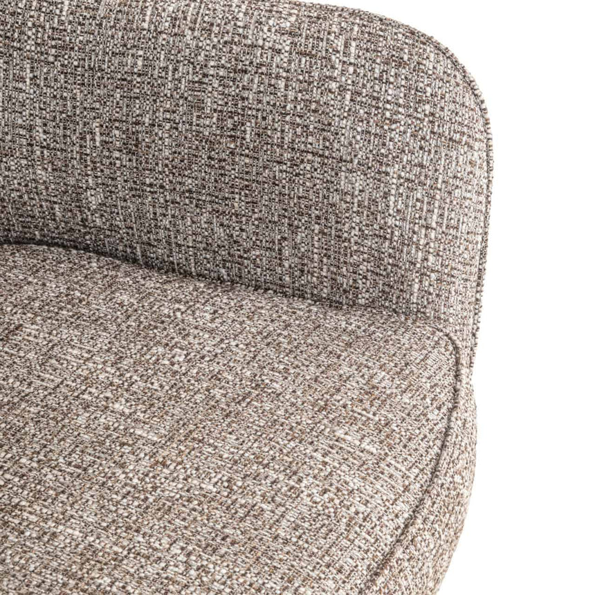 Scaun dining Richmond Ginerva pământiu tweed, rotativ