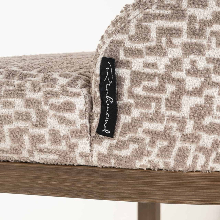 Scaun de bar Richmond Bolton natur geo (set 2 buc.)