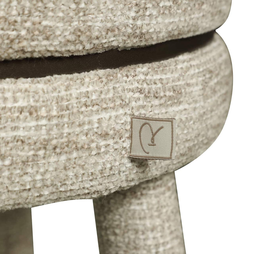 Scaun de bar Richmond Tenashar natur softweave, înălțime tejghea, rotativ