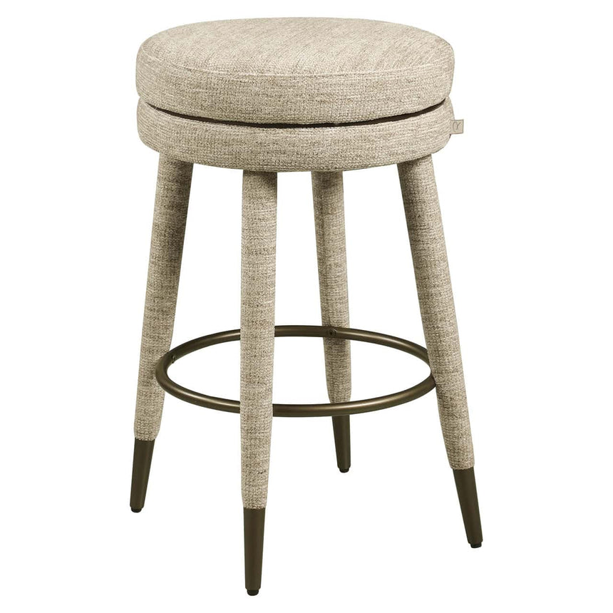 Scaun de bar Richmond Tenashar natur softweave, înălțime tejghea, rotativ
