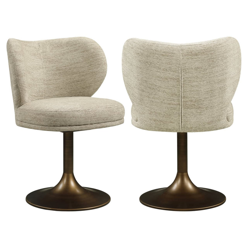 Scaun dining Richmond Amely natur softweave, rotativ