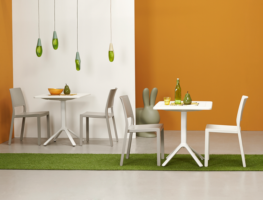 Masă de terasă ECO Fisso S•CAB – blat technopolimer