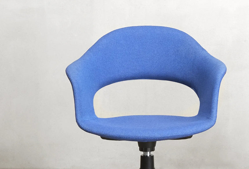 Scaun pivotant Lady B Pop cu rotile – tapițat