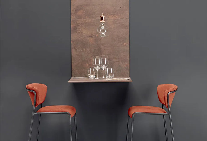 Scaun de bar Lisa tapițat SCAB
