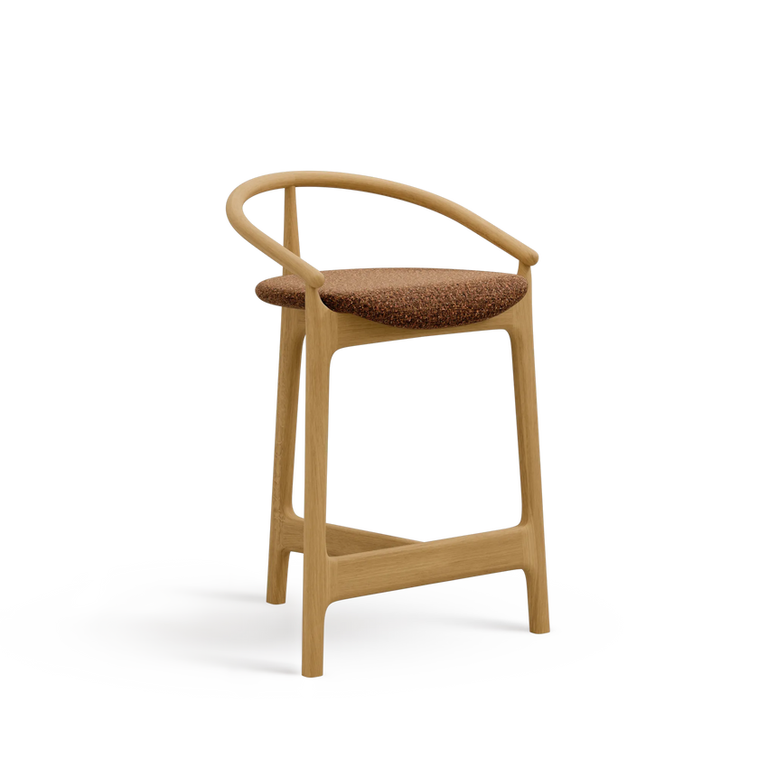 Scaun de bar Paged Evo H-2940 tapițat, 68 cm