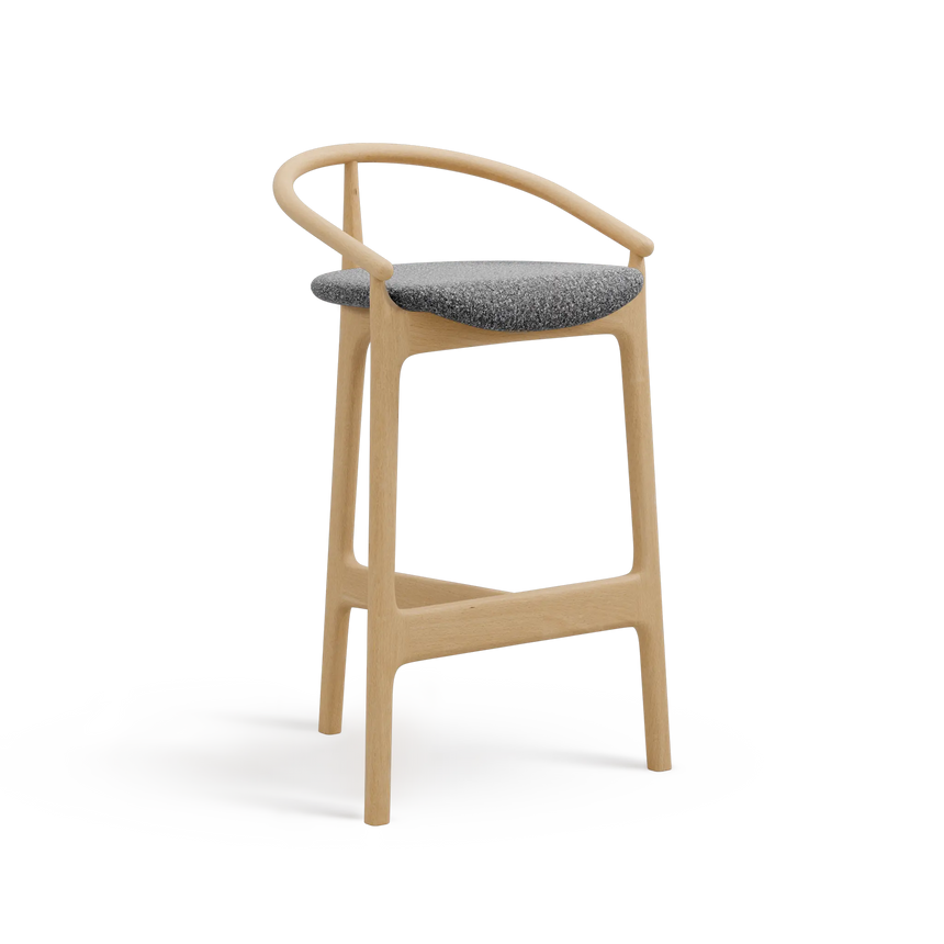 Scaun de bar Paged Evo H-2940 tapițat 78 cm