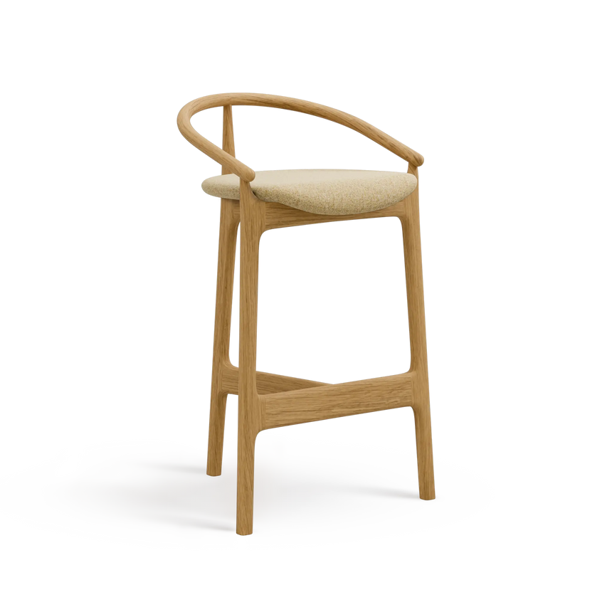 Scaun de bar Paged Evo H-2940 tapițat 78 cm