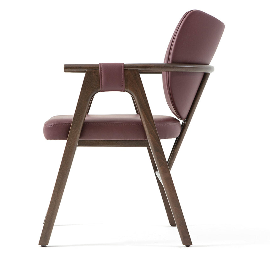 Scaun Brown - design curbat, tapițerie personalizabilă