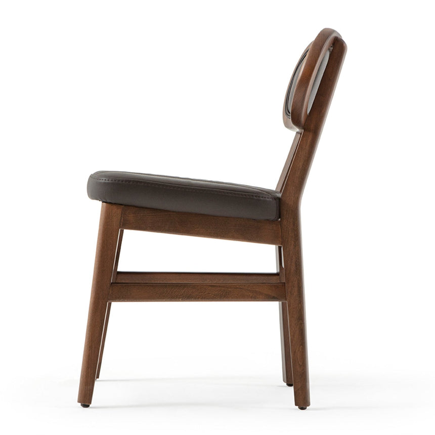 Scaun Evans - Design retro cu tapițerie stepată