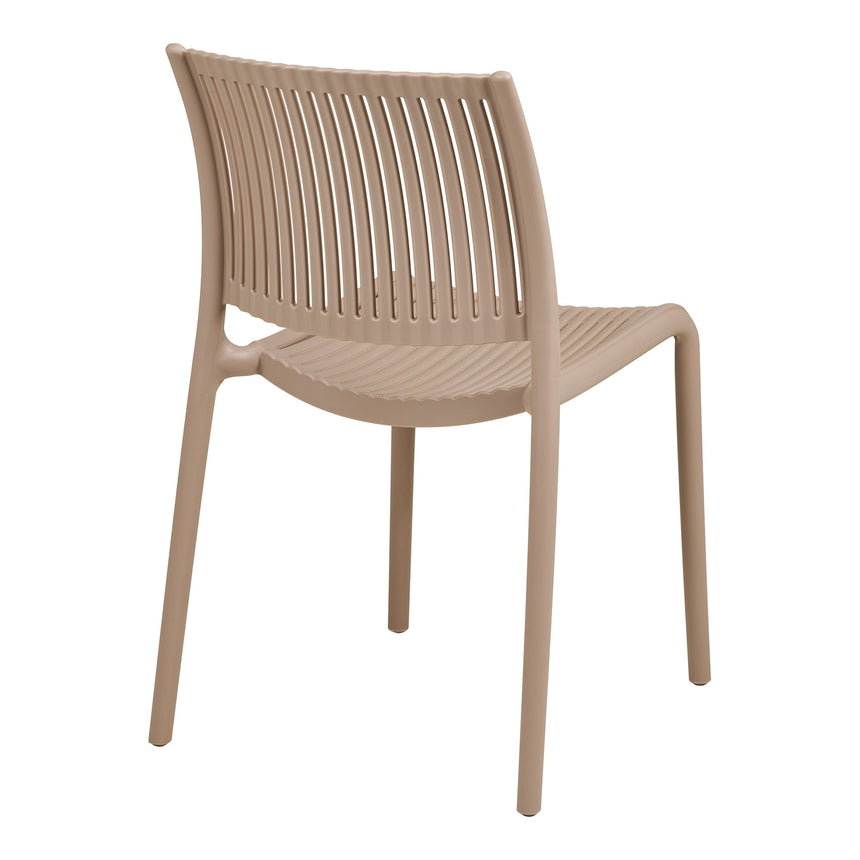 Scaun de grădină stivuibil Manzano – Taupe