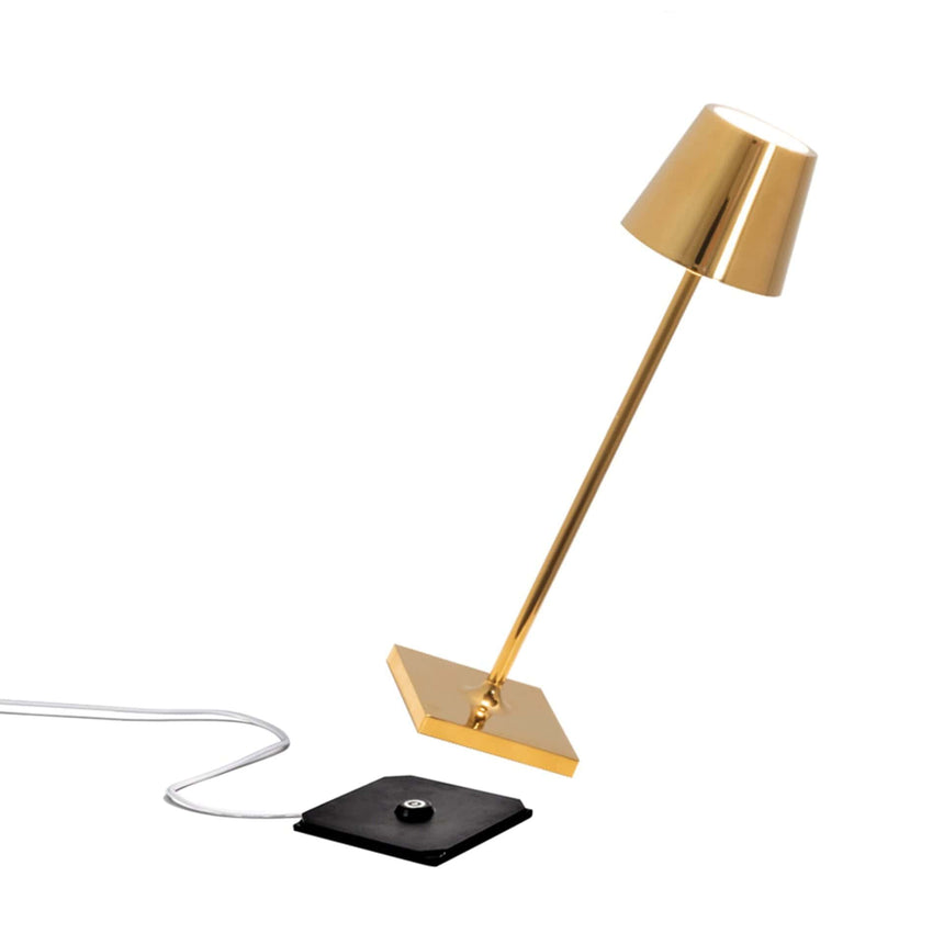 Lampă de masă Poldina Micro – auriu lucios