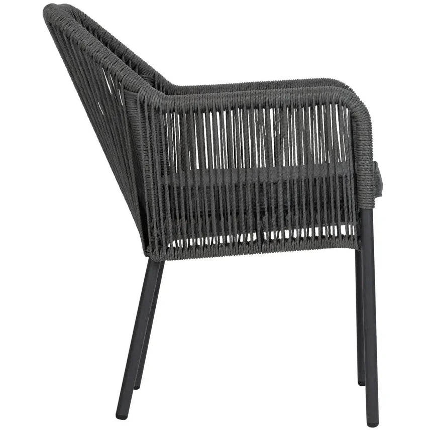 Baleric scaun de terasa pentru exterior, culoare griMobCenter