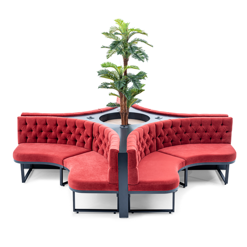 Banchetă modulară pentru restaurant Korfu disponibilă în culori la alegereMobCenter