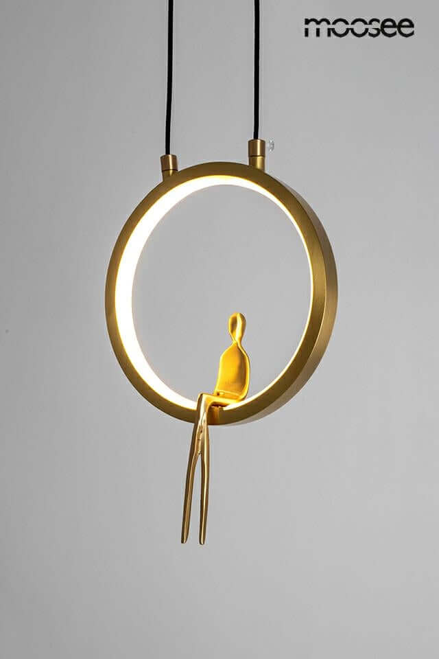 Băiat lampă suspendată Circle aurMobCenter