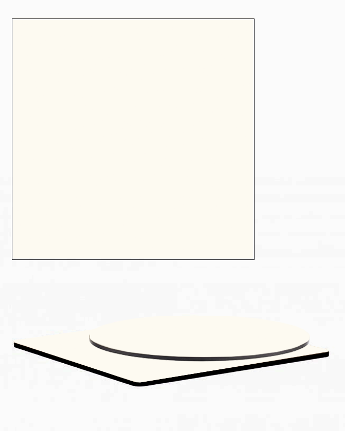 Blat de masă compact PA Egg white, 12 mmMobCenter