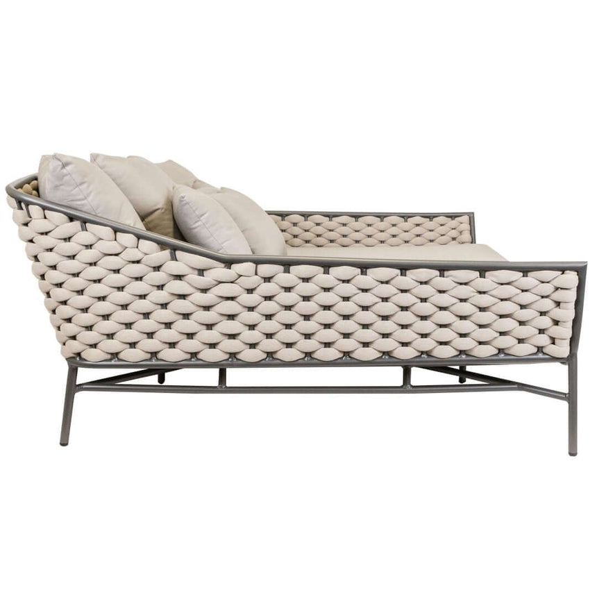 Daybed de grădină Rio – culoare bejMobCenter