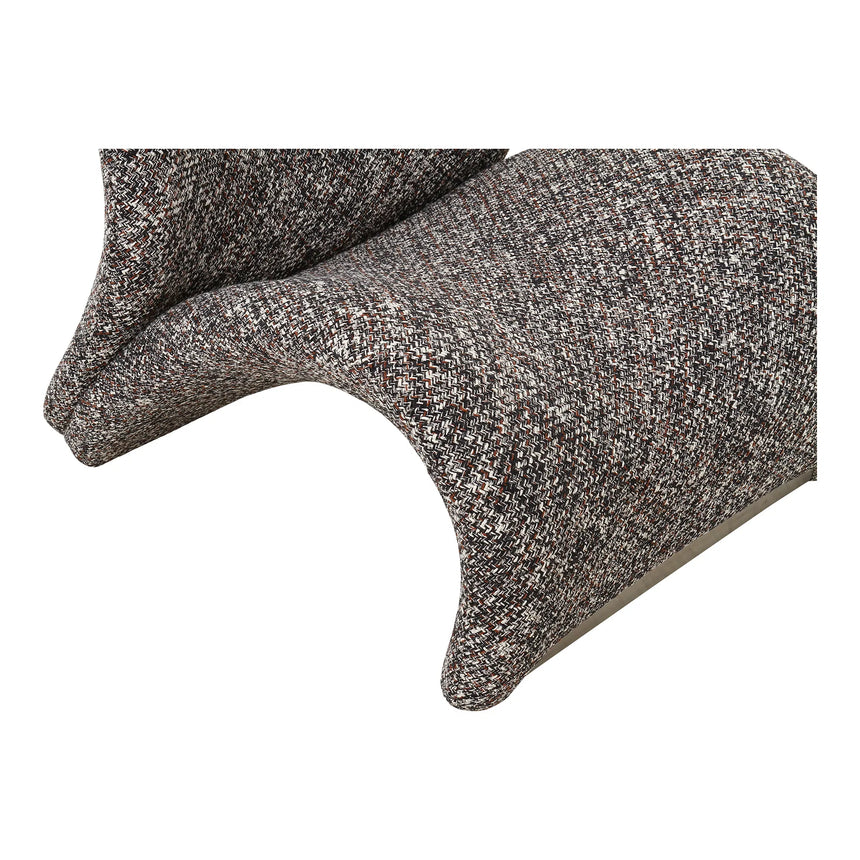 Fotoliu Sofia, culoare maro amestecatMobCenter