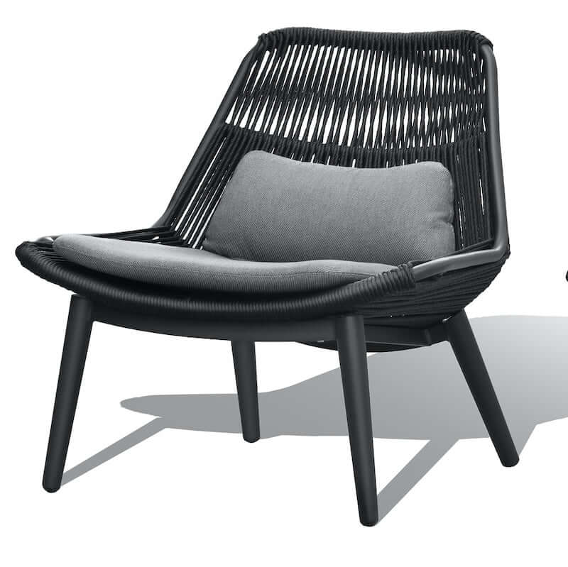 Grattoni Como – set mobilier de gradina si terasa, pentru 4 persoane, culoare antraciteMobCenter