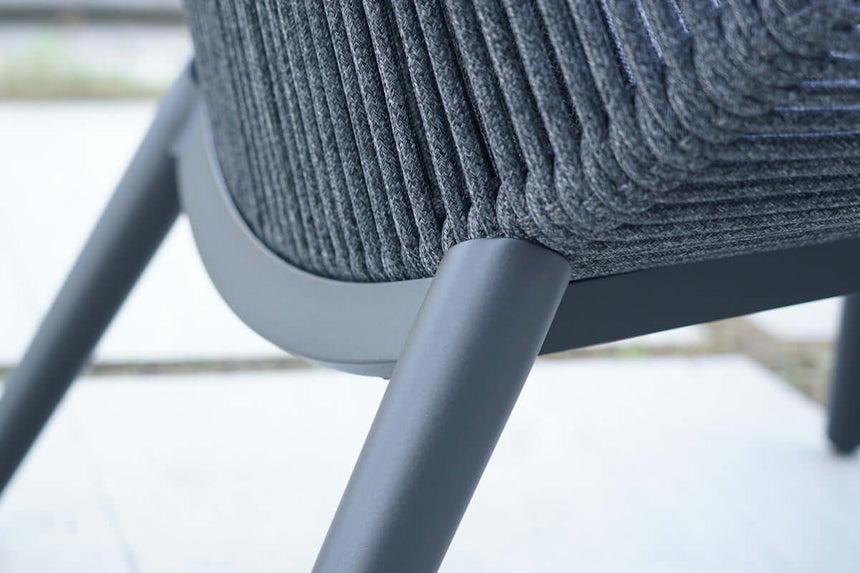 Grattoni Como – set mobilier de gradina si terasa, pentru 4 persoane, culoare antraciteMobCenter