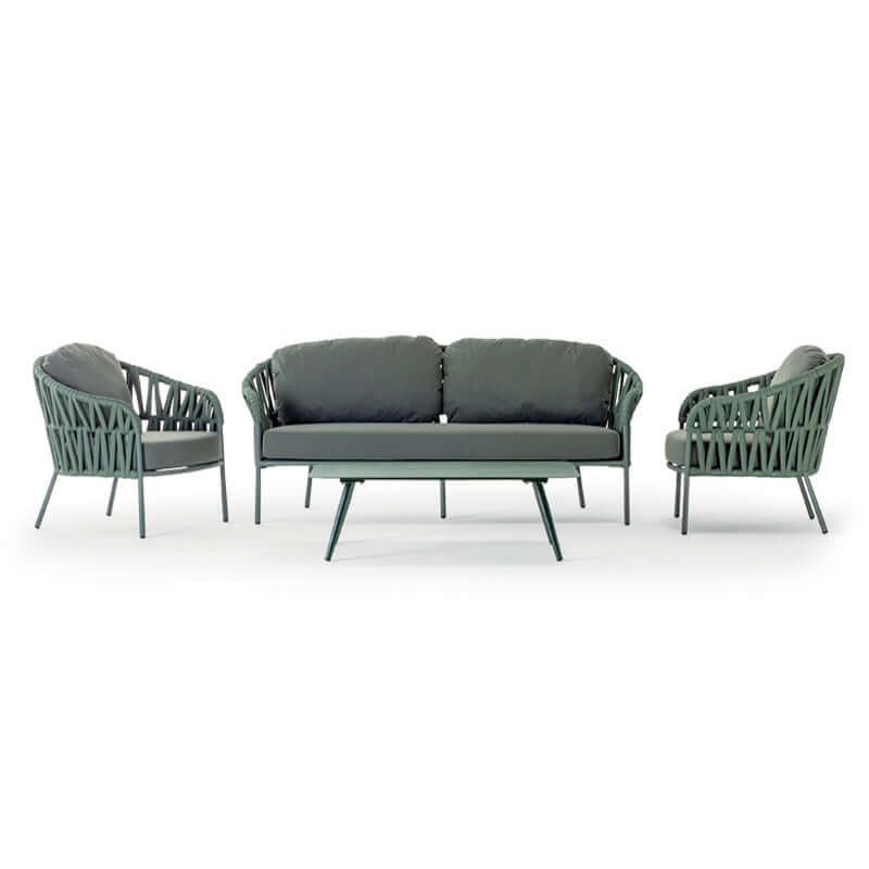 Grattoni Victory - set mobilier de gradina si terasa, pentru 4 persoane, culoare verdeMobCenter