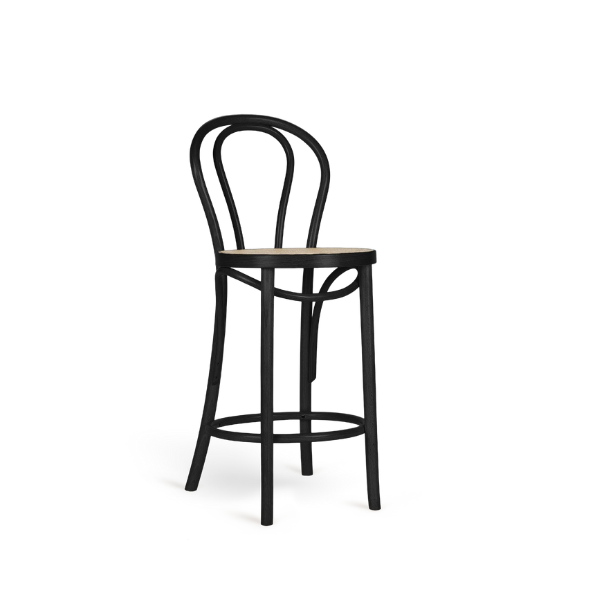 Scaun de bar Paged Classic H-1840 cu șezut împletit