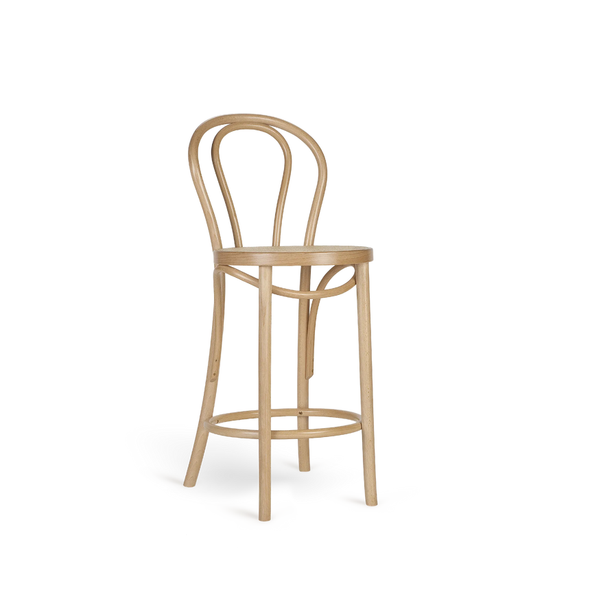 Scaun de bar Paged Classic H-1840 cu șezut împletit