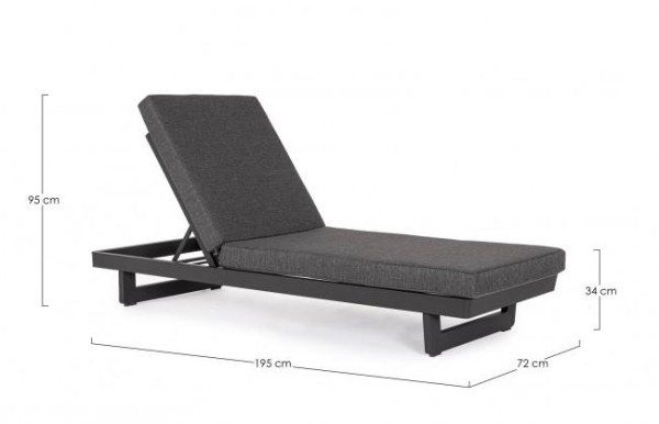 Set de 2 șezlonguri Infinity