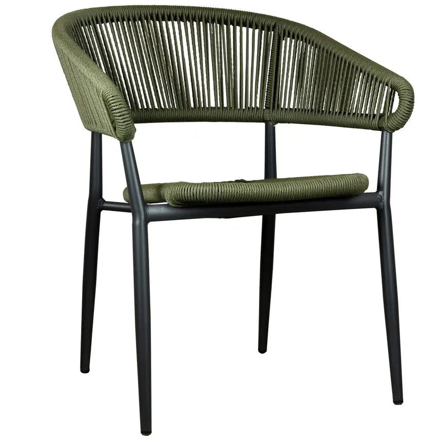 Jacco scaun de terasa pentru exterior, culoare verdeMobCenter