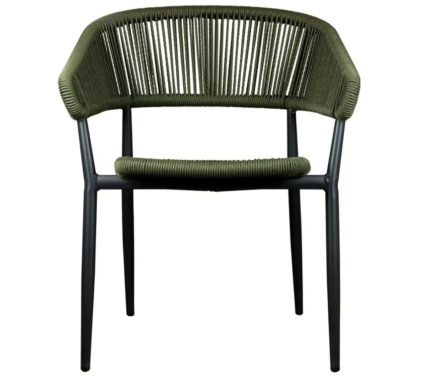 Jacco scaun de terasa pentru exterior, culoare verdeMobCenter
