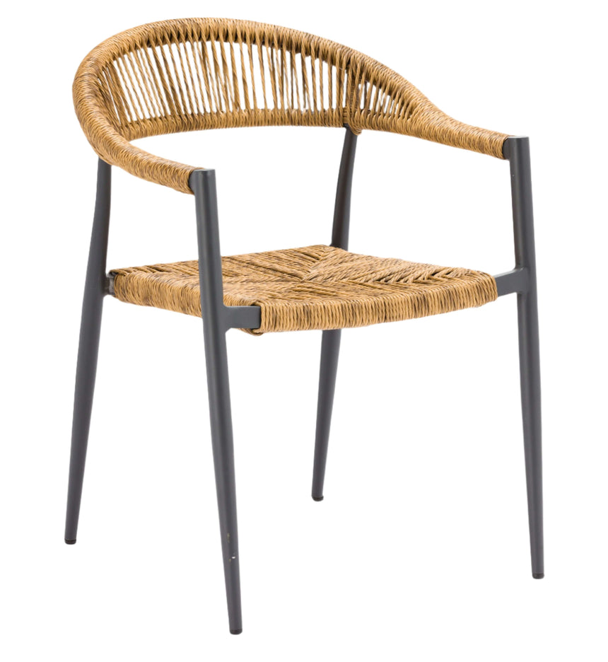 Jonah scaun de terasa pentru exterior, culoare naturalMobCenter