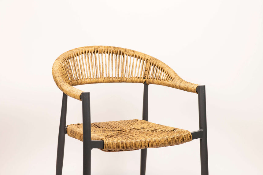 Jonah scaun de terasa pentru exterior, culoare naturalMobCenter