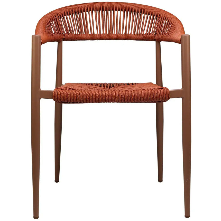 Jonah scaun de terasa pentru exterior, culoare portocaliuMobCenter