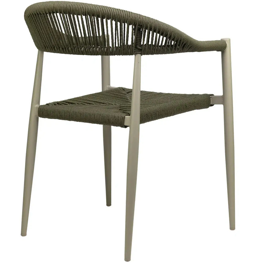 Jonah scaun de terasa pentru exterior, culoare verde II.MobCenter