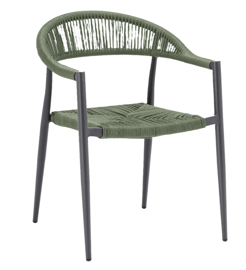 Jonah scaun de terasa pentru exterior, culoare verdeMobCenter