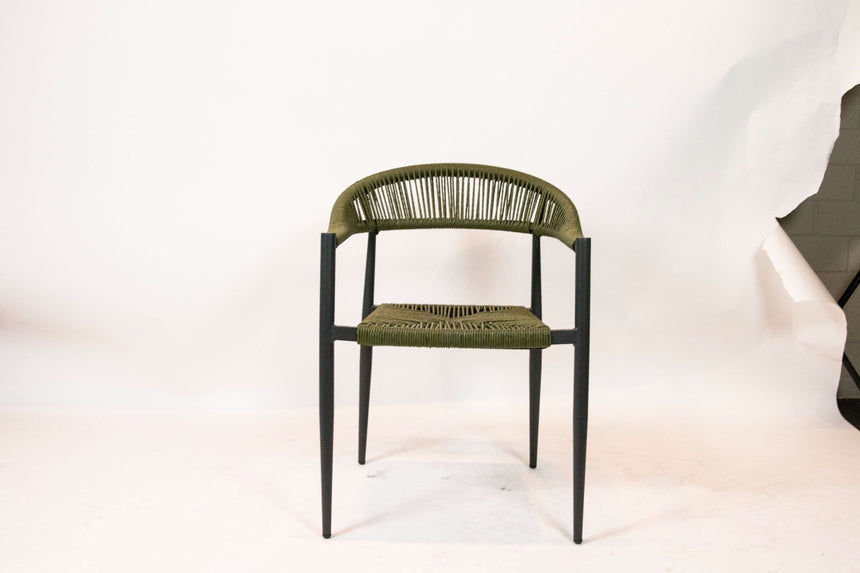 Jonah scaun de terasa pentru exterior, culoare verdeMobCenter