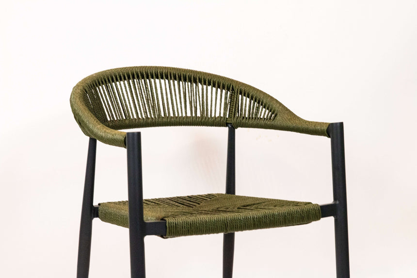 Jonah scaun de terasa pentru exterior, culoare verdeMobCenter